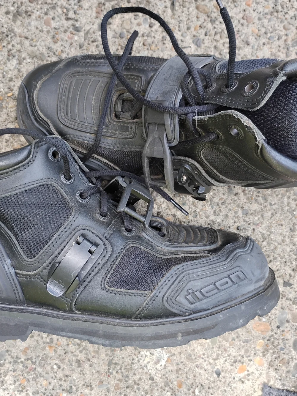 ICON Field Armor Motorcycle Boots in Black